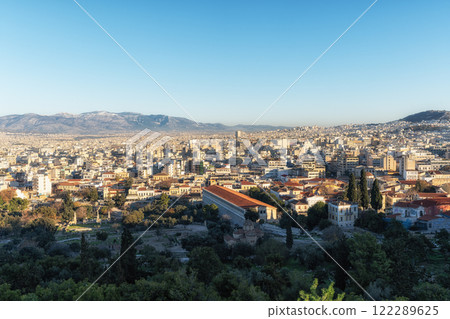 Athens City View with Agora 122289625