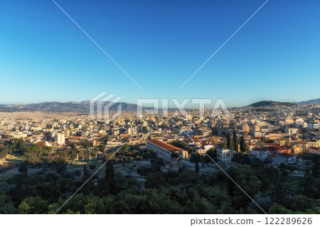 Athens City View with Agora 122289626