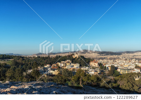 Athens City View with Agora 122289627