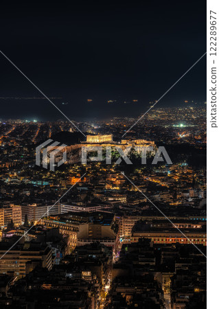 Athens City Night View 122289677