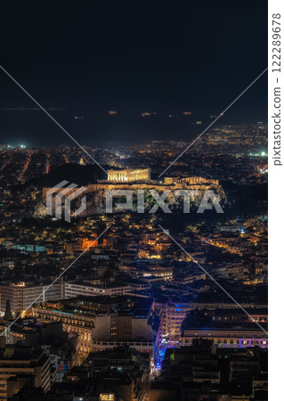 Athens City Night View 122289678