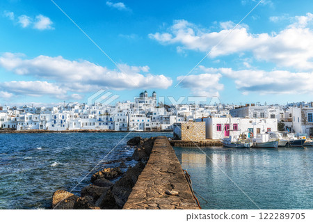Naousa Paros Marina Sunset View 122289705