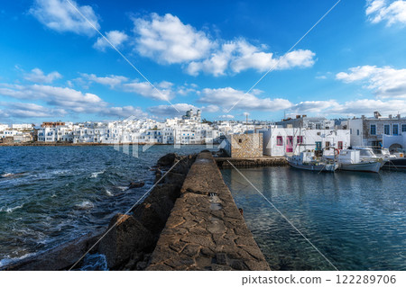 Naousa Paros Marina Sunset View 122289706