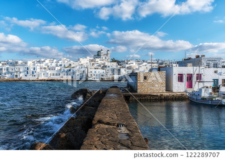 Naousa Paros Marina Sunset View 122289707