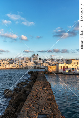 Naousa Paros Marina Sunset View 122289717