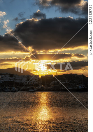 Naousa Paros Marina Sunset View 122289722