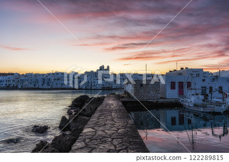 Naousa Paros Marina Sunrise View 122289815