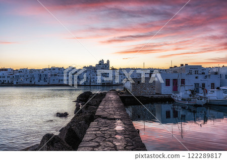Naousa Paros Marina Sunrise View 122289817