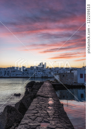 Naousa Paros Marina Sunrise View 122289818