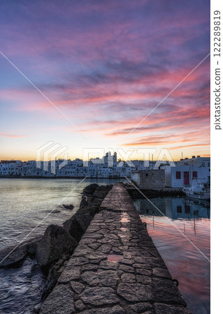 Naousa Paros Marina Sunrise View Naousa Paros Marina Sunrise View 122289819