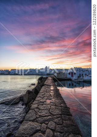 Naousa Paros Marina Sunrise View 122289820