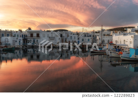 Naousa Paros Marina Sunrise View Naousa Paros Marina Sunrise View 122289823