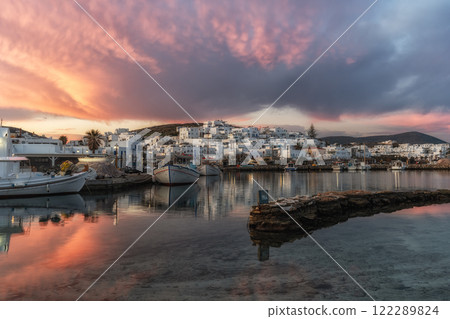Naousa Paros Marina Sunrise View Naousa Paros Marina Sunrise View 122289824