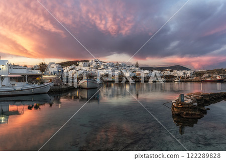 Naousa Paros Marina Sunrise View Naousa Paros Marina Sunrise View 122289828