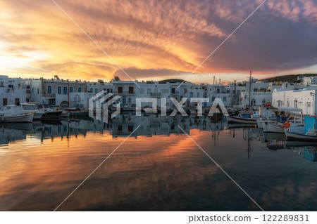 Naousa Paros Marina Sunrise View 122289831