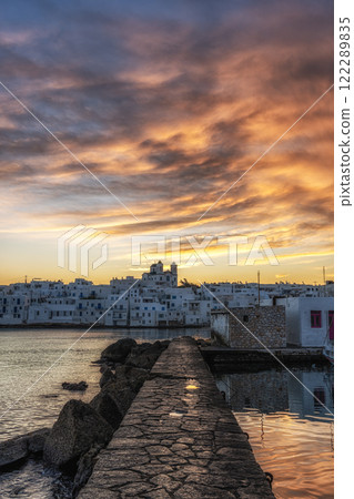 Naousa Paros Marina Sunrise View Naousa Paros Marina Sunrise View 122289835