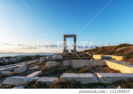 Temple of Apollo in Naxos Sunset Temple of Apollo in Naxos Sunset 122289857