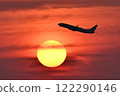 The sun and plane 122290146