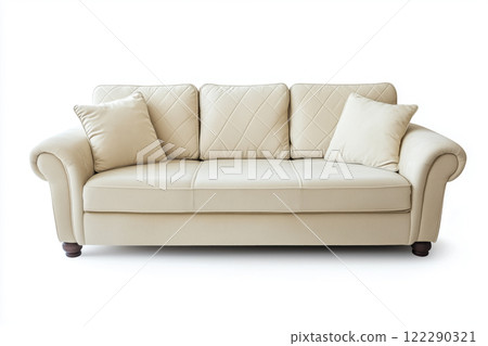 Sofa isolated on white background. Sofa isolated on white background. 122290321