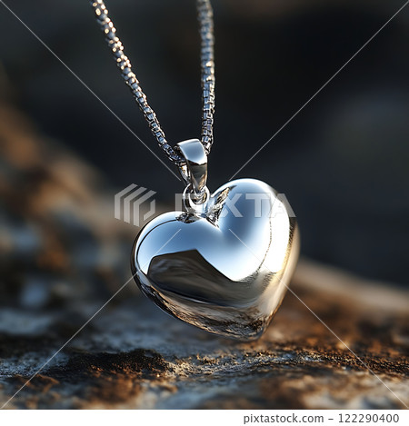heart, gold, chain 122290400