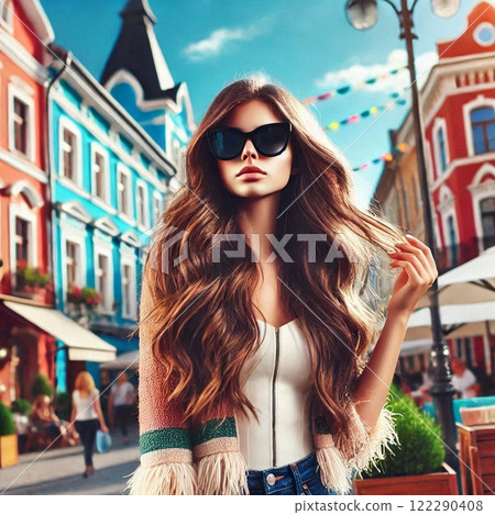 Beautiful woman  122290408