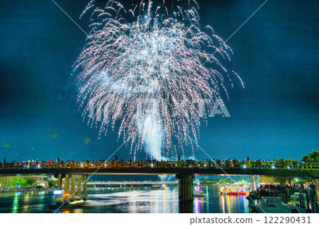 Funakoshi Festival Fireworks Display 2024 122290431