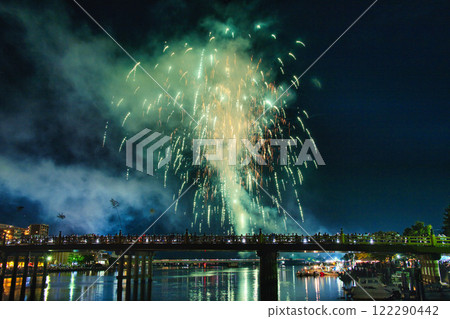 Funakoshi Festival Fireworks Display 2024 122290442