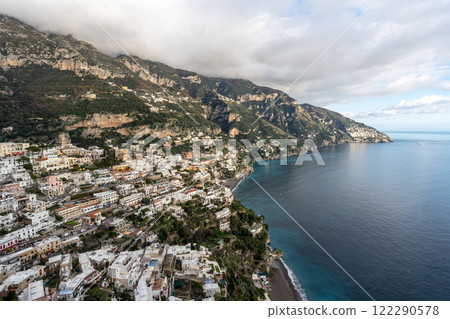 Positano Amalfi Coast Village View Positano Amalfi Coast Village View 122290578