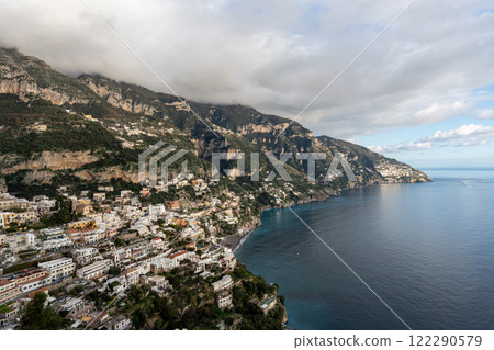 Positano Amalfi Coast Village View Positano Amalfi Coast Village View 122290579