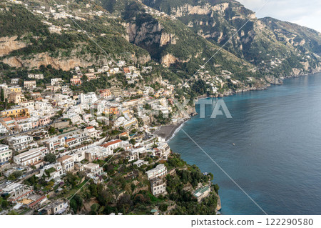 Positano Amalfi Coast Village View Positano Amalfi Coast Village View 122290580