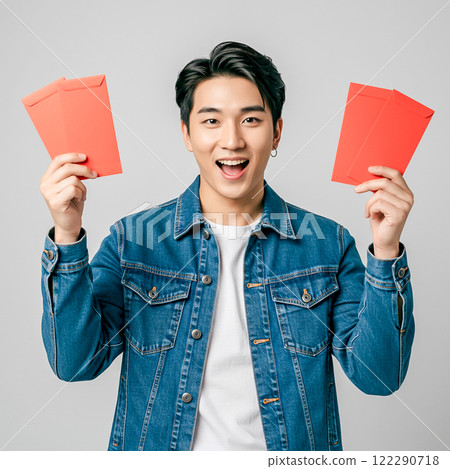 新年紅包寓意:吉祥如意、財源廣進。新年快樂 新年紅包寓意:吉祥如意、財源廣進。新年快樂 122290718