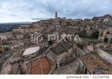 Sassi Sunset Viewpoint Matera 122290786