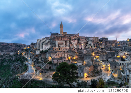Sassi Sunset Viewpoint Matera Sassi Sunset Viewpoint Matera 122290798