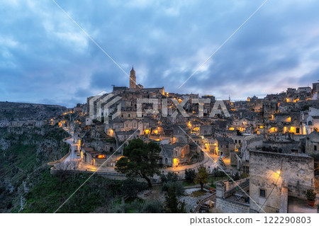 Sassi Sunset Viewpoint Matera Sassi Sunset Viewpoint Matera 122290803