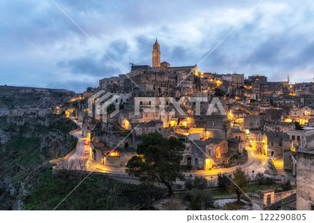 Sassi Sunset Viewpoint Matera 122290805