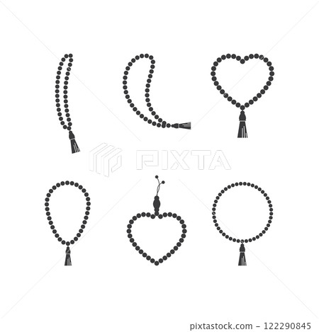 Prayer beads icon Prayer beads icon 122290845