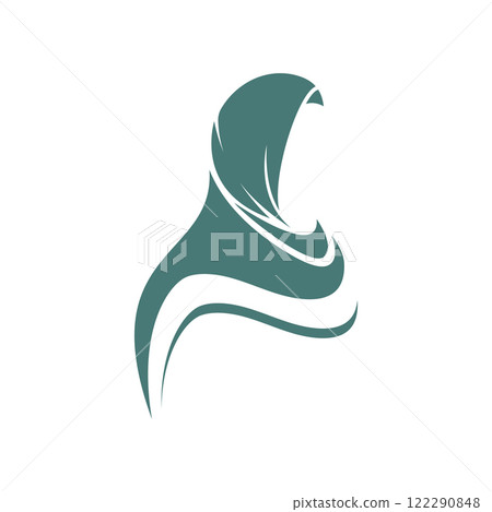 muslim fashion logo icon 122290848