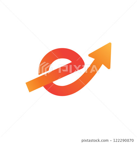 Logistic arrow logo icon Logistic arrow logo icon 122290870