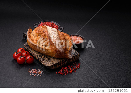 Homemade fresh crispy wholemeal bread Homemade fresh crispy wholemeal bread 122291061