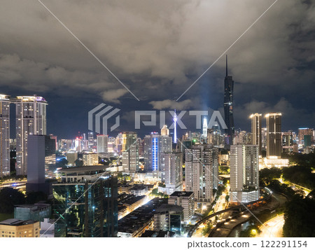 Urban night view of Kuala Lumpur, Malaysia Urban night view of Kuala Lumpur, Malaysia 122291154