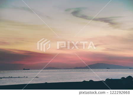 兵庫縣明石市英島海岸的夜景 122292668