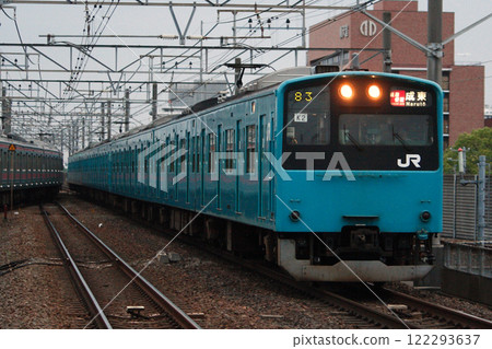 [JE] Keiyo Line 201 Series Train (Commuter Rapid: Split Train - Former Sobu Line Vehicle) 122293637