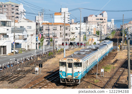 [德島站] 高德線普通列車進入德島站 122294288