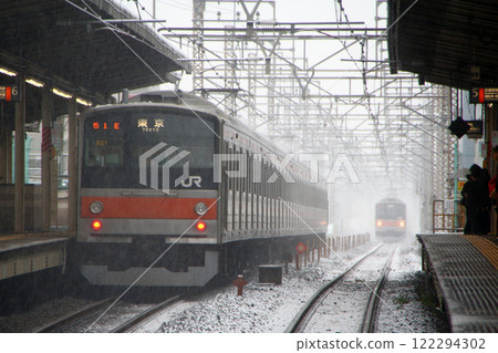 [JM] Snowy Musashino Line 205 Series 5000 122294302