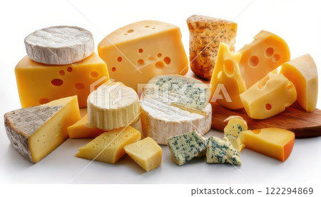 [AI圖像]各類乳酪 122294869