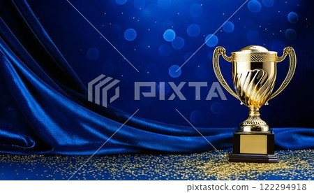 Award ceremony title background navy blue-4 122294918