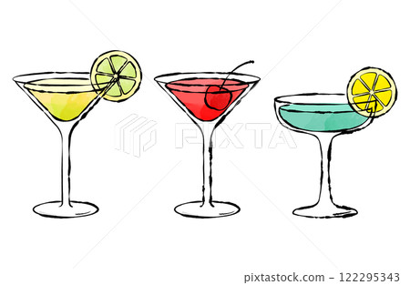 雞尾酒向量插圖集酒酒精莫斯科騾子 雞尾酒向量插圖集酒酒精莫斯科騾子 122295343