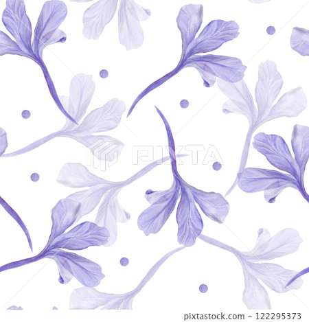 Watercolor purple floral seamless pattern. Hand drawn violet illustration for wedding, birthday, card, invitation. Abstract template set romantic . Isolated on white for fabric, textile Watercolor purple floral seamless pattern. Hand drawn violet illustration for wedding, birthday, card, invitation. Abstract template set romantic . Isolated on white for fabric, textile 122295373