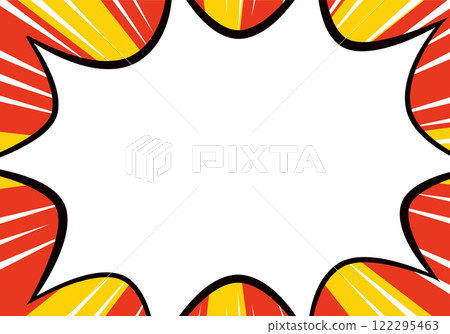 鋸齒狀氣球的框架圖 122295463