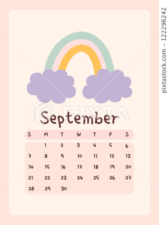 Calendar page for September 2025 Calendar page for September 2025 122296242